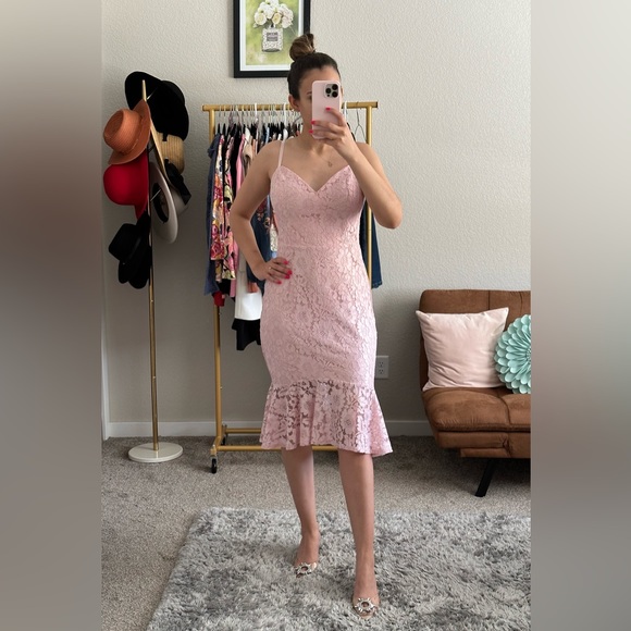 Guess Lace Midi Dress - Picture 2 of 3